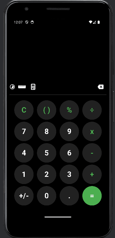 Samsung Calculator Clone screenshot